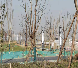 武漢漢陽(yáng)江灘防水墻和道路工程